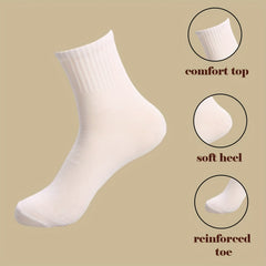 3 Pairs Soft Casual Breathable Socks for Running Cycling Training