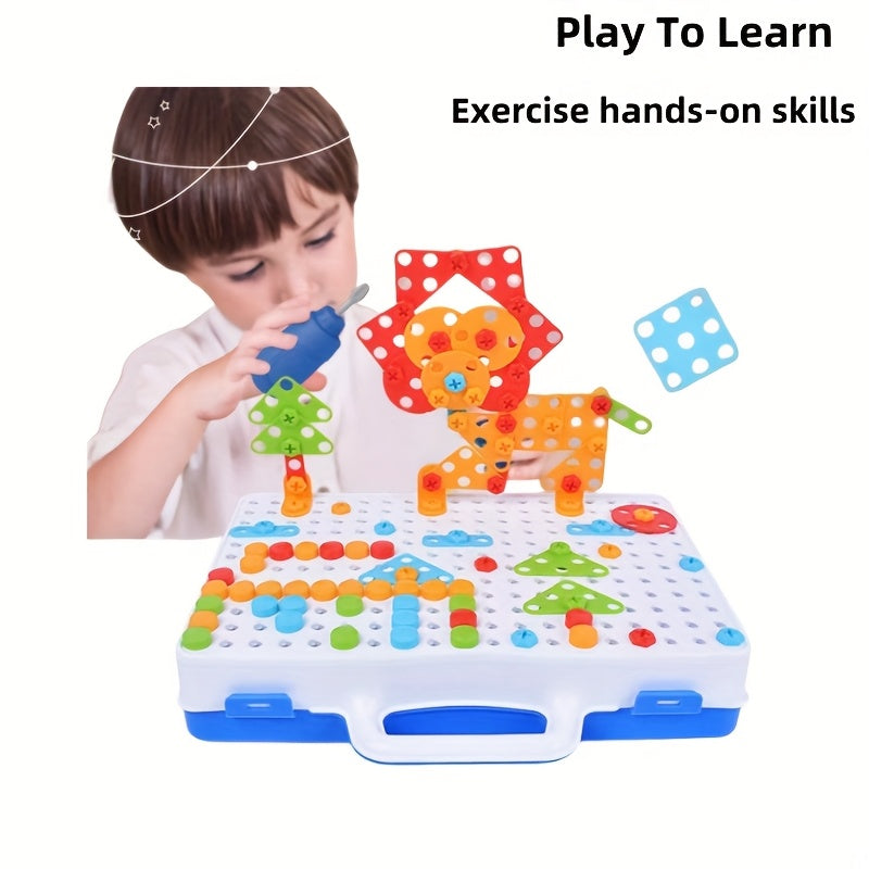 Kids' Playhouse DIY Screwdriver Toolbox Toy