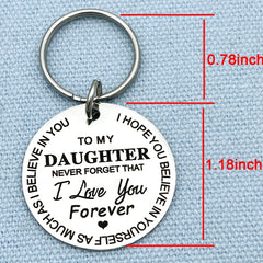 Encouragement Keychain Gift for Daughter Son From Parents