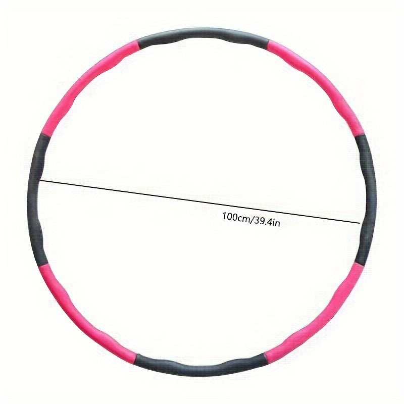 Portable ABS 8 Section Massage Fitness Hoop for Core Training