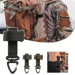 3pcs Nylon Webbing Buckle Sports Gloves Holder