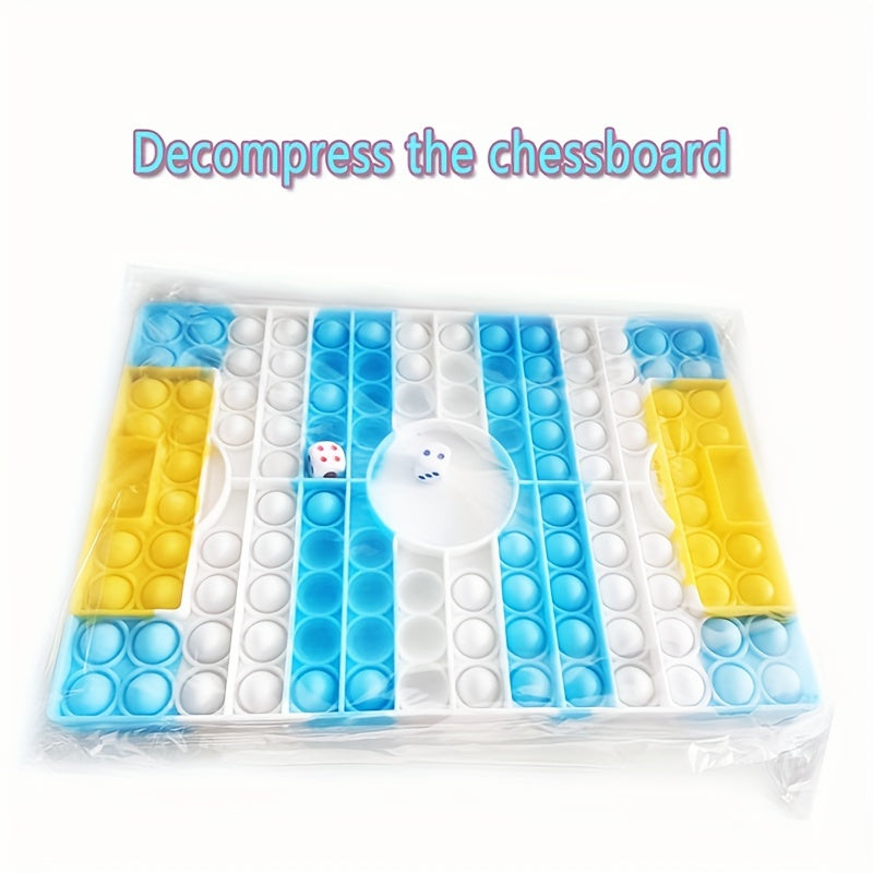 Large Football Field Board Battle Bubble Music Pop It Dice Game