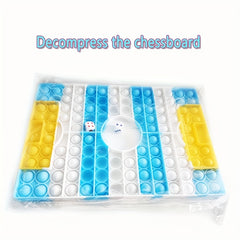 Large Football Field Board Battle Bubble Music Pop It Dice Game