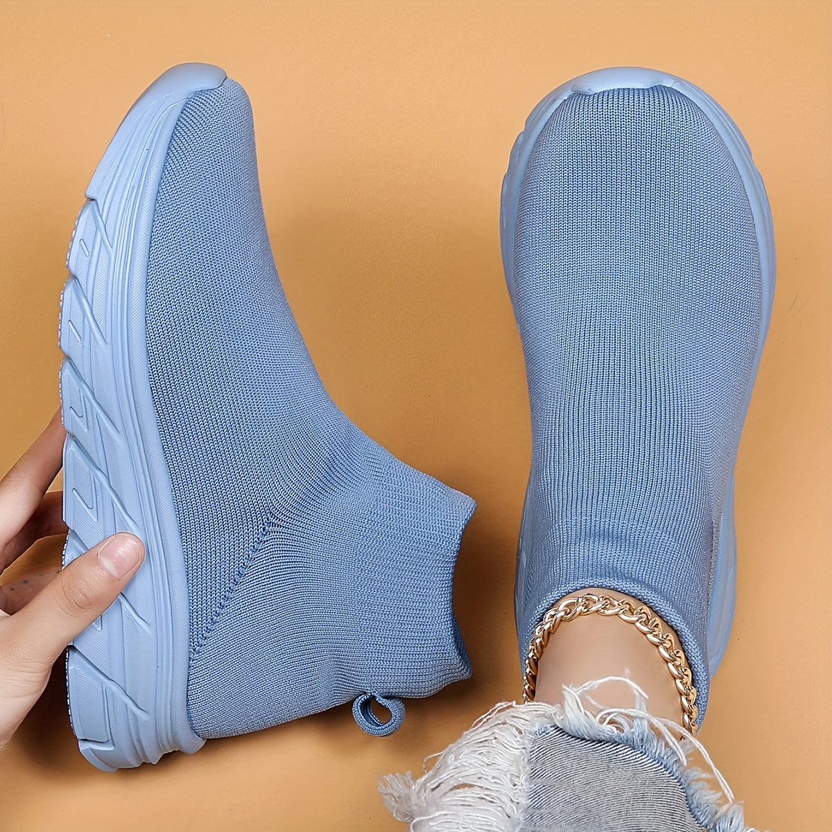 Breathable Mesh Casual Shoes Soft Comfortable Shock Absorption