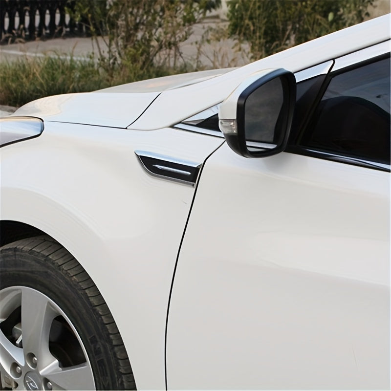 2pcs Car Shark Fin Air Outlet Blade Decoration