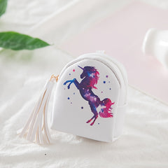 Unicorn Print Coin Purse Wallet for Kids Birthday