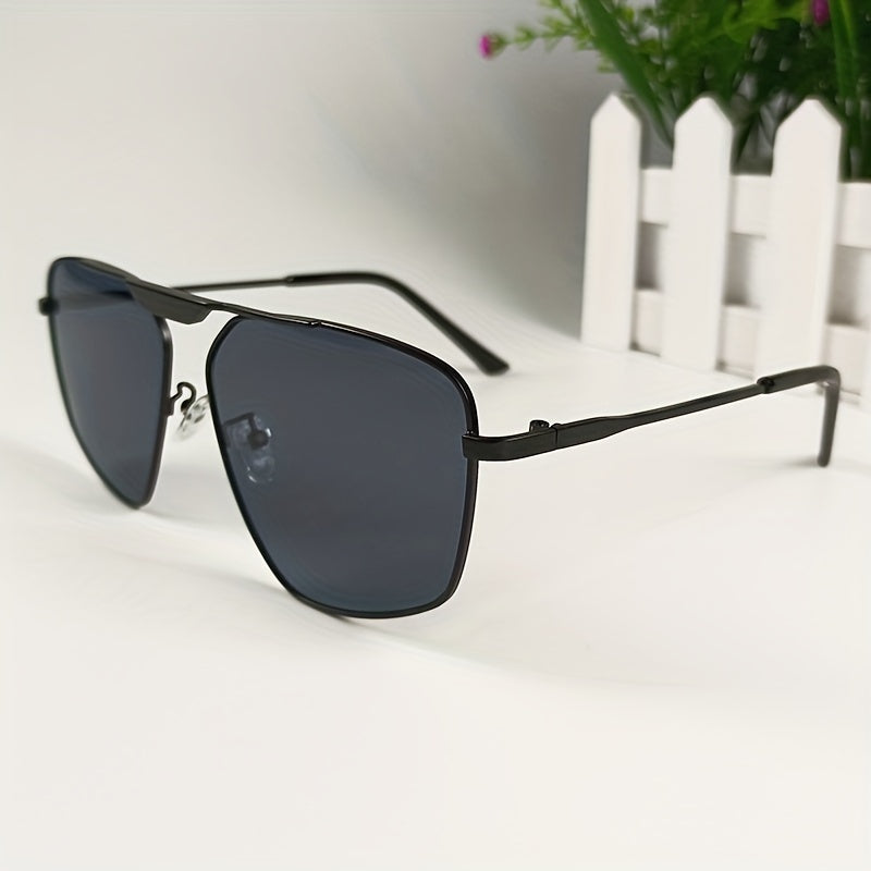 Irregular Sun Protection Glasses Polarized Copper Alloy Men Women
