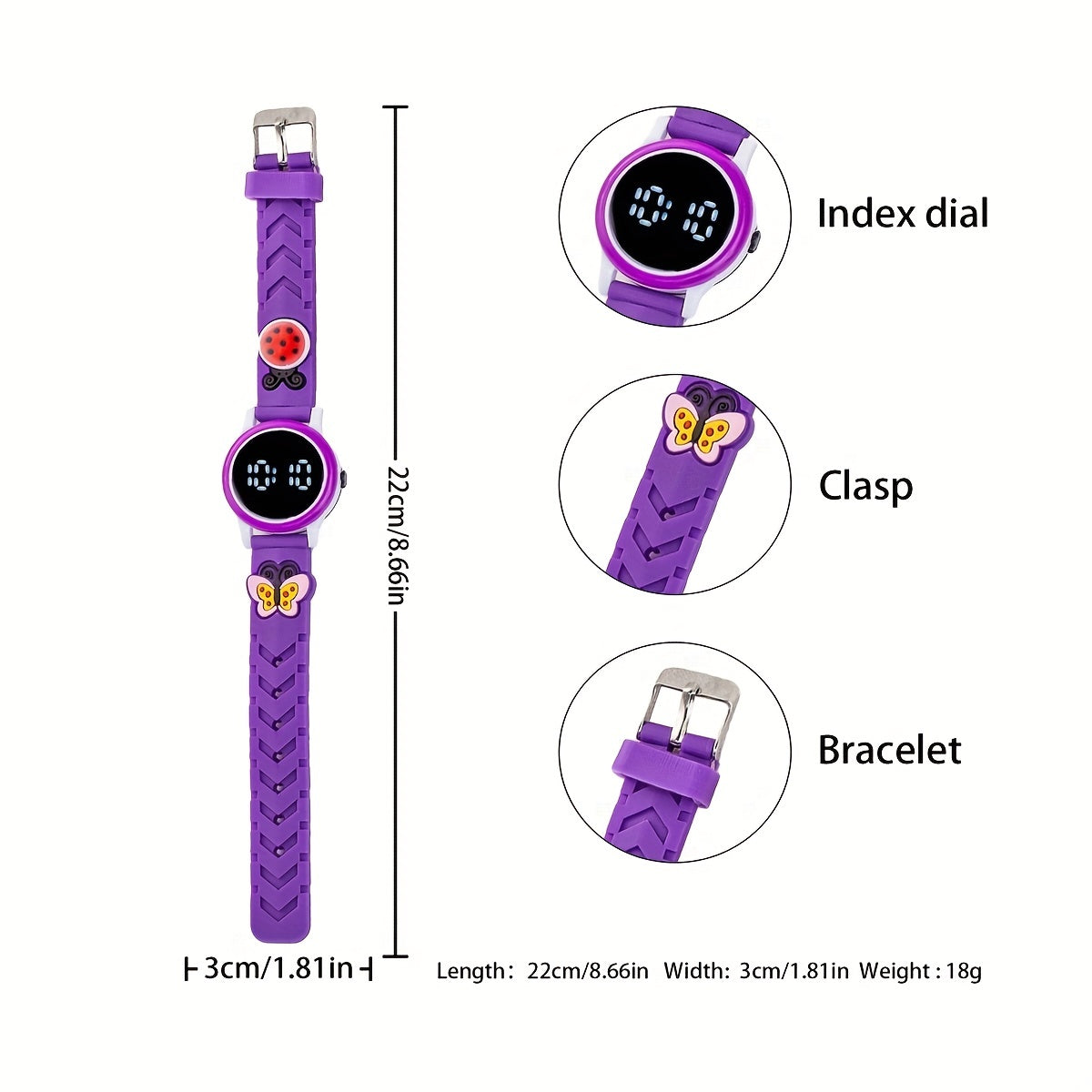 Digital Luminous Silicone Wrist Watches