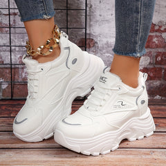 Non Slip Inner Heightening Warm Sneakers for Women