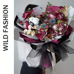 57 Meter Square Mesh Hollow Flower Wrapping Paper Bouquet Wrapping Paper