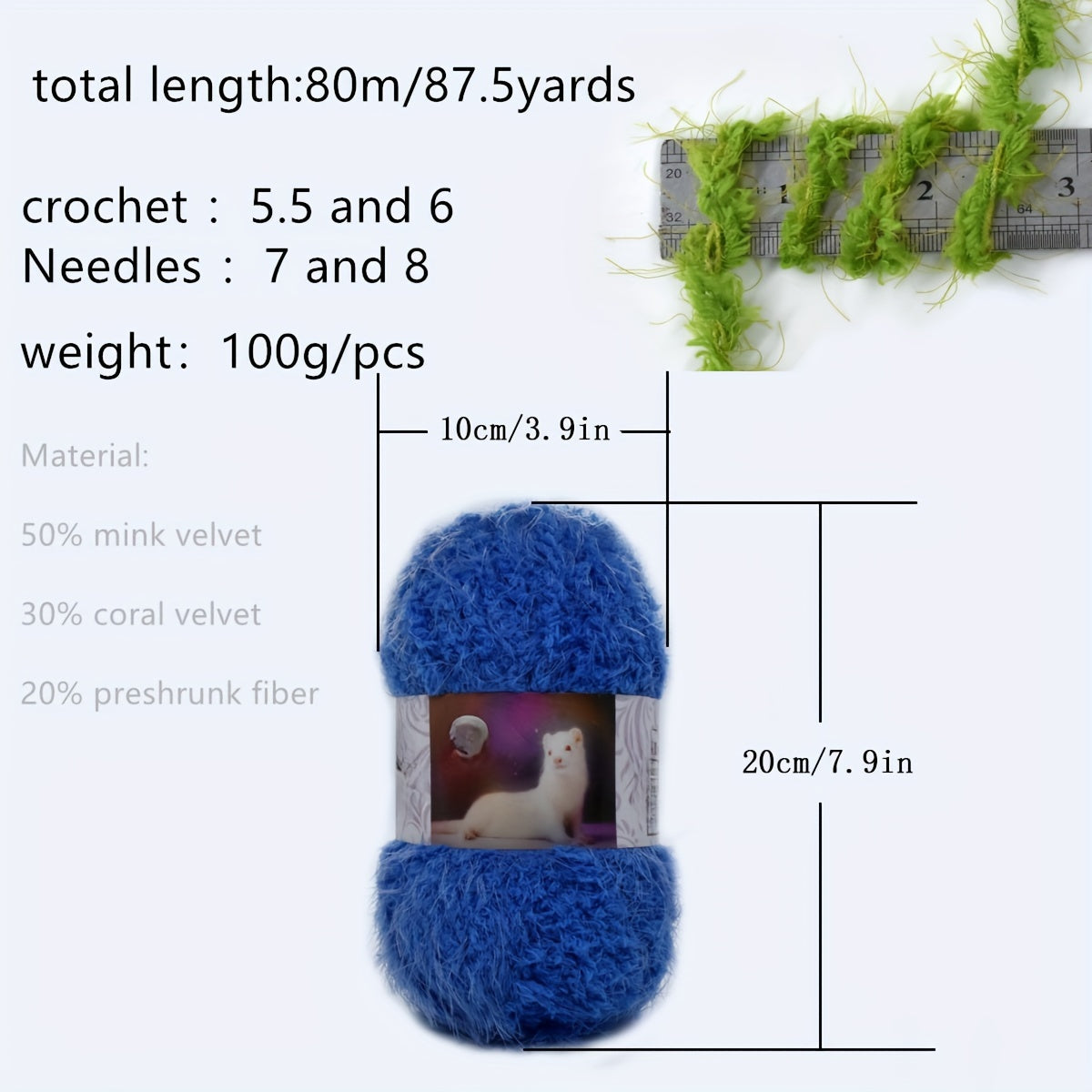 Polyester Plush Yarn Camtex Yarn Fine Yarns Sweater Yarn