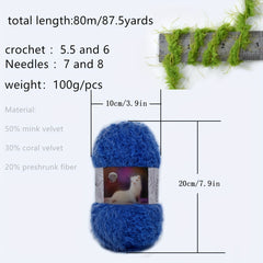 Polyester Plush Yarn Camtex Yarn Fine Yarns Sweater Yarn