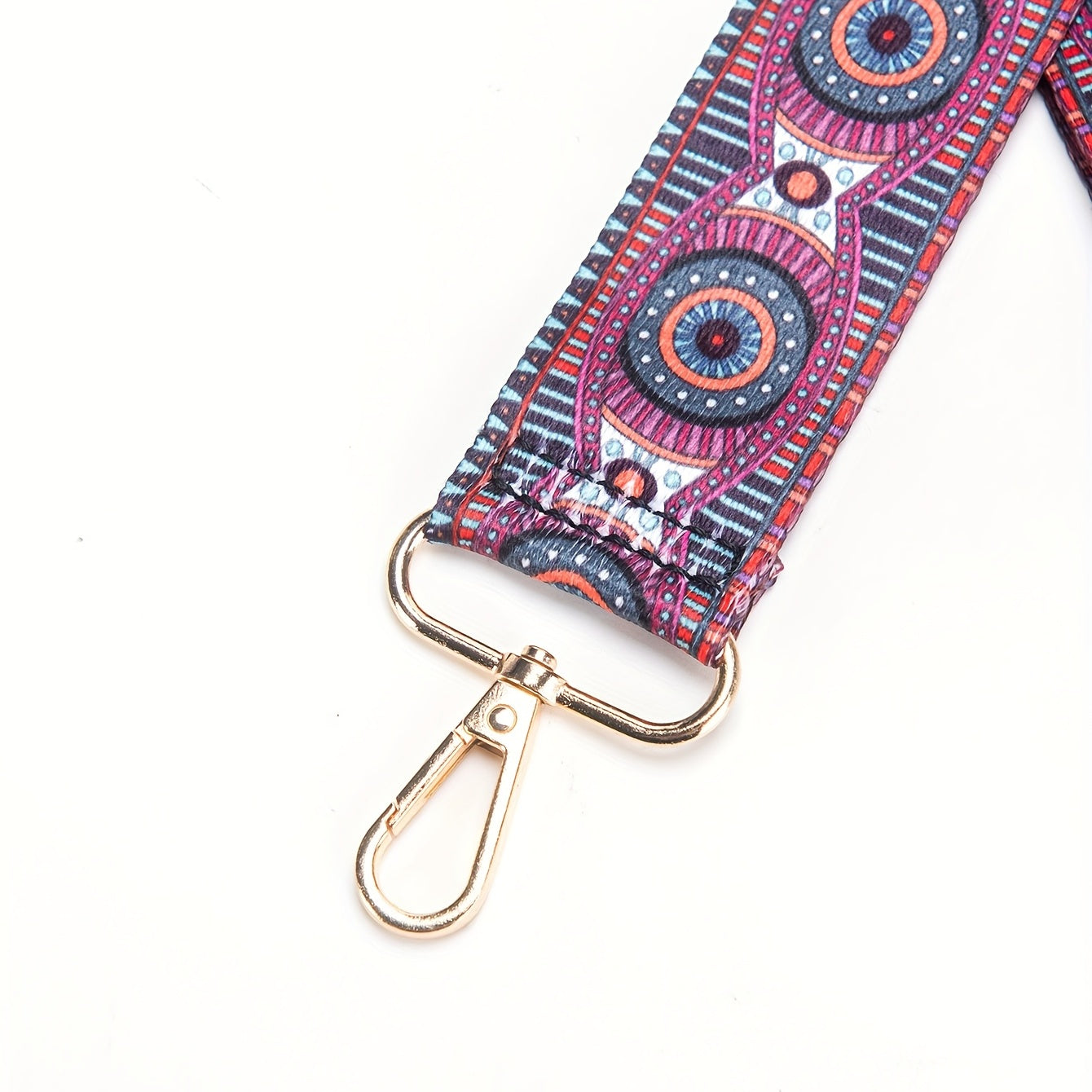 Bohemian Colorful Striped Shoulder Strap Ethnic Style Wide Purse Strap