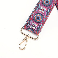 Bohemian Colorful Striped Shoulder Strap Ethnic Style Wide Purse Strap