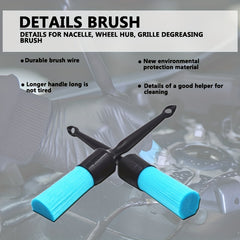 Automotive Exterior Detail Cleaning Brush Chemical Resistant Detail Brush