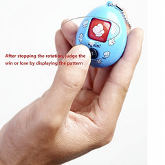 8pcs Rock Paper Scissors Egg Set Mini Toy with Keychain