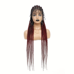Extra Long Cornrow Braided Synthetic Wig
