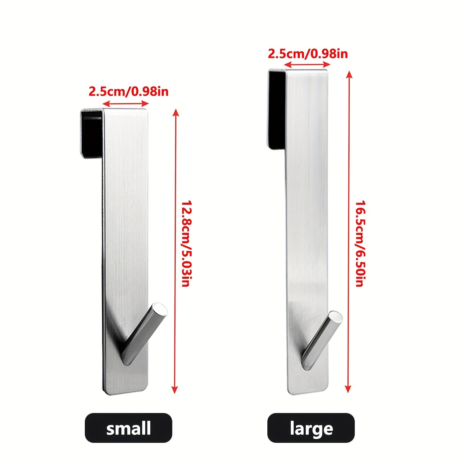 Shower Door Back Hook Stainless Steel Towel Rack