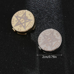 Fashionable Star Shaped Button Boxes w/ Turtle Buttons