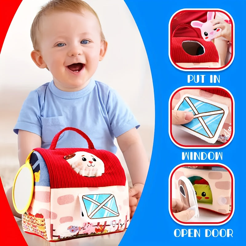 7pcs Teenage Toy Set with Farm Animals and Mirror Balls