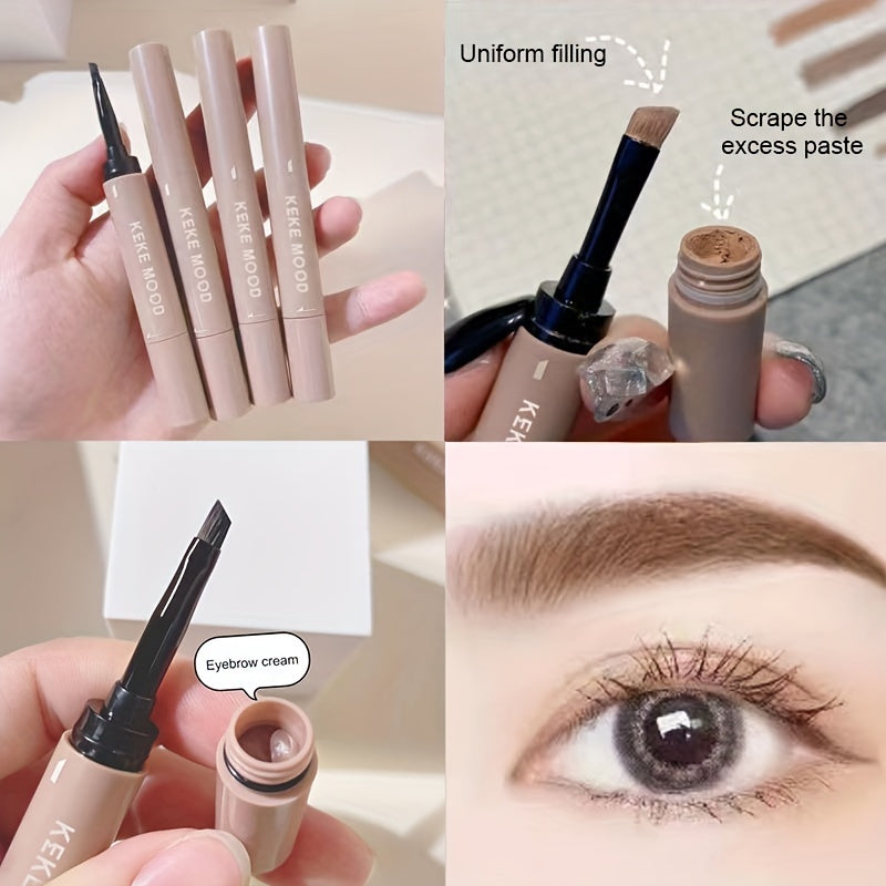 Creamy Eyebrow Pencil with Long-Lasting Tinted Gel