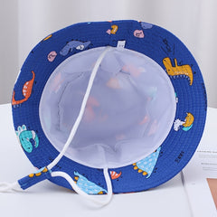 Casual Dino Print Fisherman's Hat Bucket Hat Sun Protection