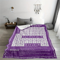 Digital Printed Flannel Blanket Soft Lightweight Warm for Sofa Bed Office Nap