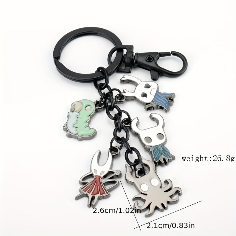 Hollow Knight Alloy Doll Keychain Bag Car Pendant