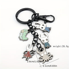 Hollow Knight Alloy Doll Keychain Bag Car Pendant
