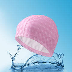 Soft Waterproof PU Swimming Cap for Pool Comfort
