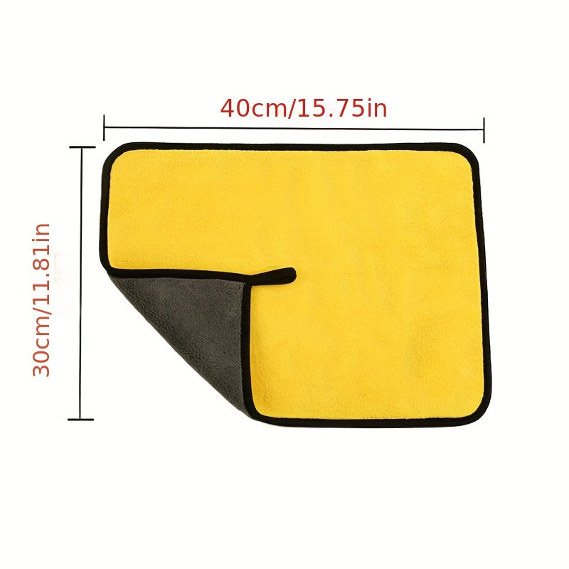 Coral Velvet Car Cleaning Towel