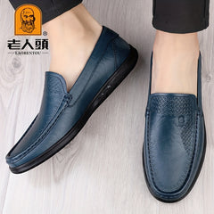 LAORENTOU Men's Loafers Non Slip Comfy Casual Shoes Slip On Walking Shoes