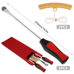 3Pcs Motorcycle Tyre Repair Tool Spoon Set 14 5 Inch Tire Levers Heavy Duty Moto