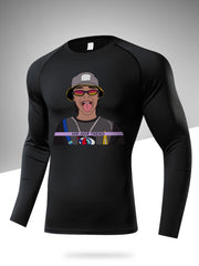 Athletic Compression Shirts Men Long Sleeve Cold Weather Baselayer Tshirt