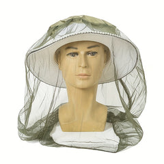 Anti Mosquito Fishing Mesh Hat with Face Cover for Night Fishing