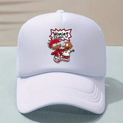 Cartoon Printed Peaked Cap Sunshade Baseball Cap