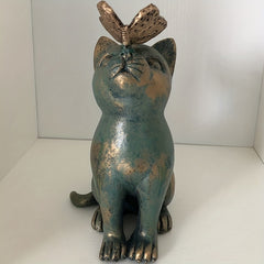 Outdoor Cat Decorative Resin Ornaments for Garden