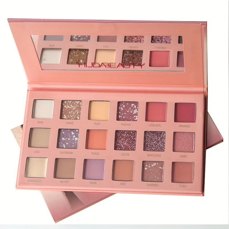 Desert Rose Eyeshadow Palette - 18 Colors Multicolor Makeup