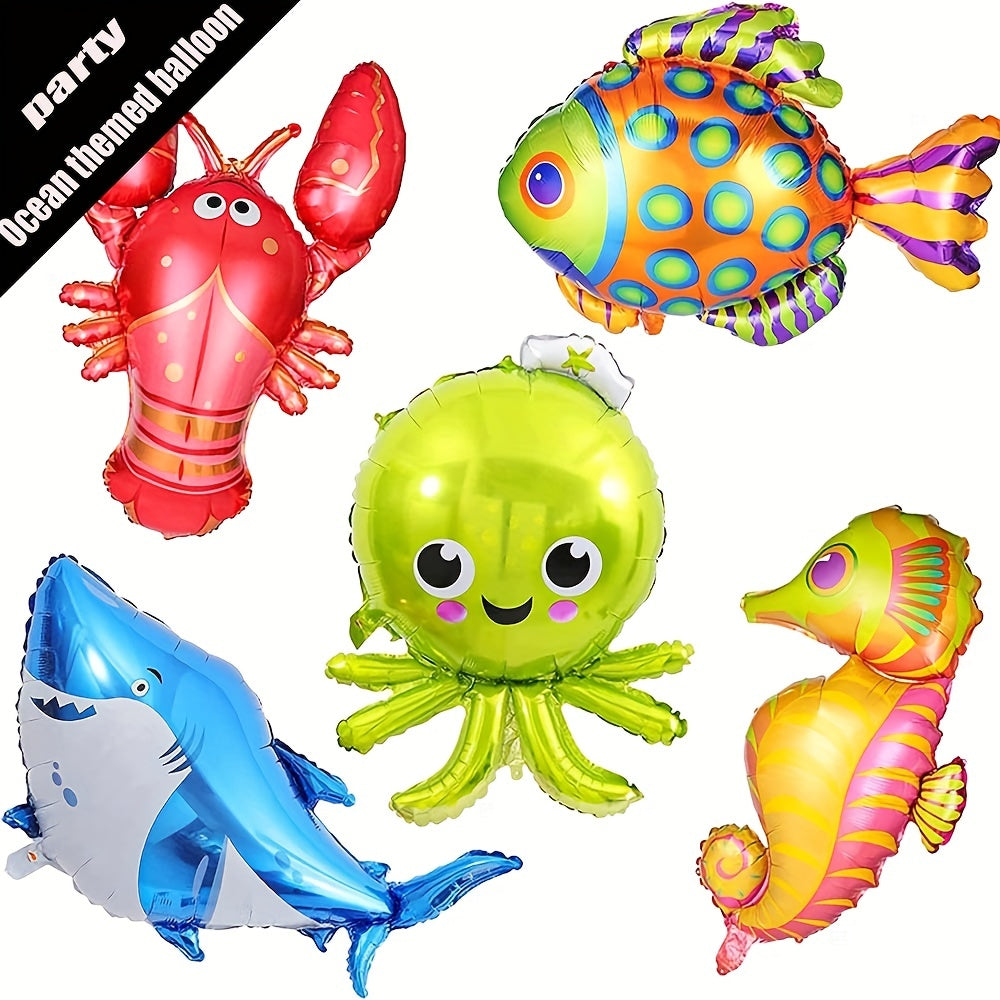 Ocean Themed Aluminum Film Balloon for Party Decoration