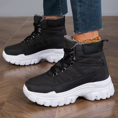 Heighten High Top Chunky Sneakers Casual Versatile Running Shoes Snow Boots