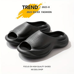 Men's Non Slip Platform Slides Cloud Slides for Indoor Outdoor Beach Summer