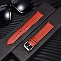 Calfskin Leather Watch Strap 16mm 18mm 20mm 22mm Bracelet Men Ladies