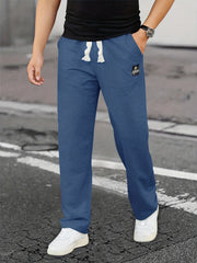 Coconut Tree Print Joggers Men s Casual Stretch Waist Drawstring Sweatpants