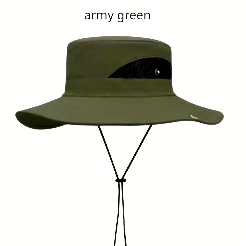 Jungle Sun Hat Outdoor Bucket Hat Sun Protection Big Brim Hat
