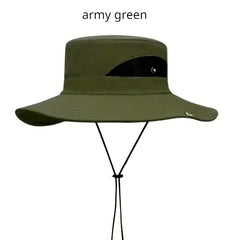 Jungle Sun Hat Outdoor Bucket Hat Sun Protection Big Brim Hat