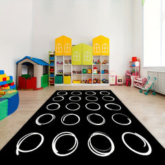 Classroom Rugs Circles Seating Carpet 20 Seats Rainbow Rug