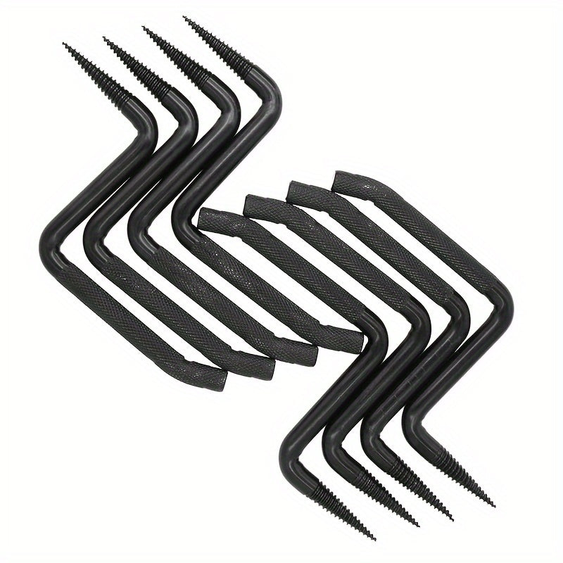8pcs Outdoor Tree Steps Holds 500lbs Climbing Mountain Tree Stand Non Slip Steel