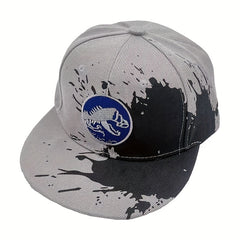 Casual Doodle Dinosaur Embroidery Baseball Cap Sun Protection Hip Hop Style