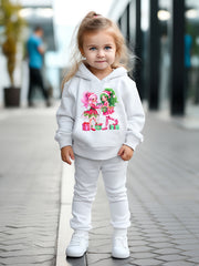 OERYUI Girls Boys Christmas Girls & Presents Print Hoodies Pants Set
