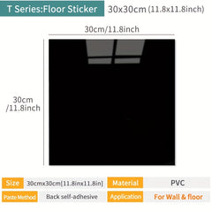 20pcs PVC Marble Floor Stickers Waterproof Bathroom Decals 30
